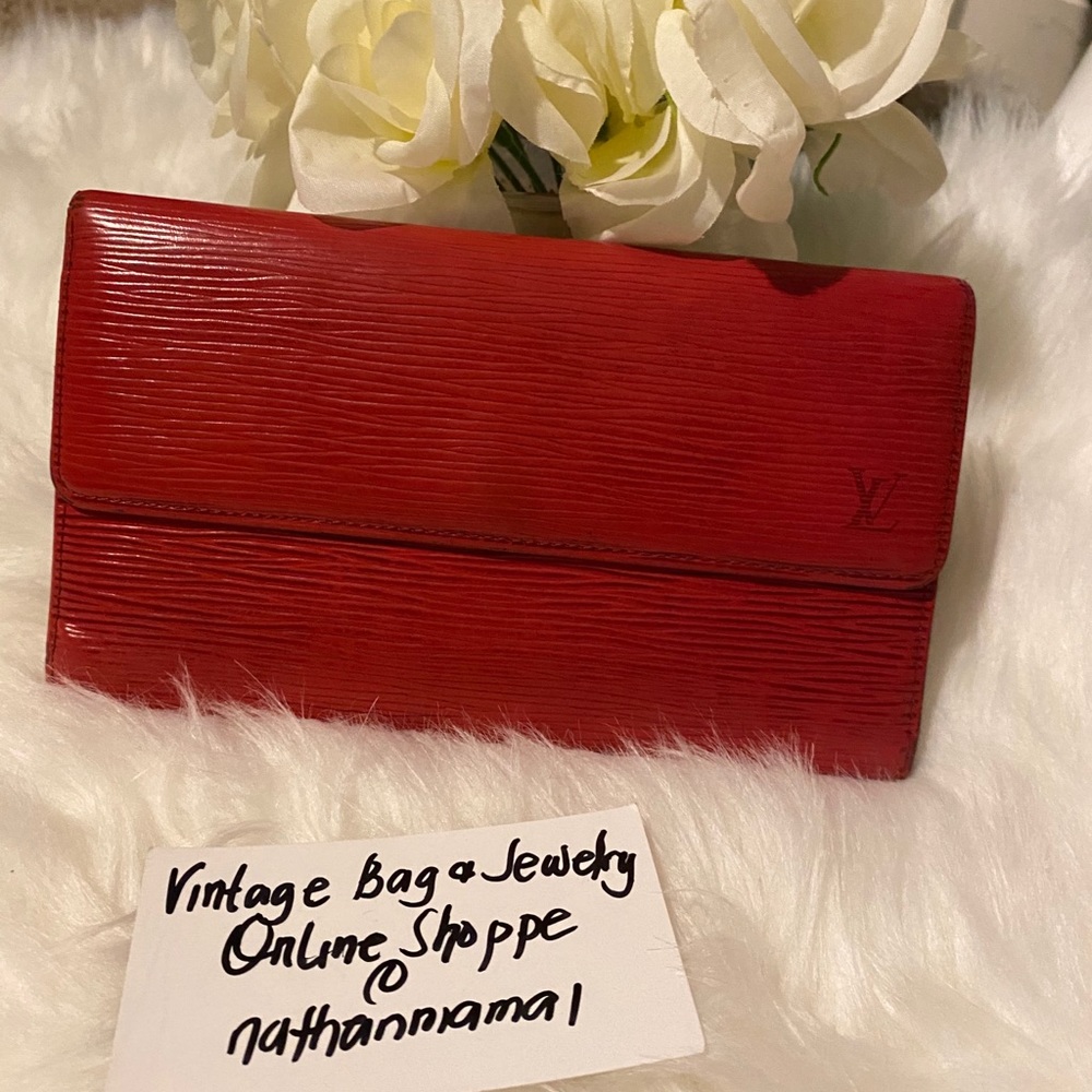 LV folded wallet